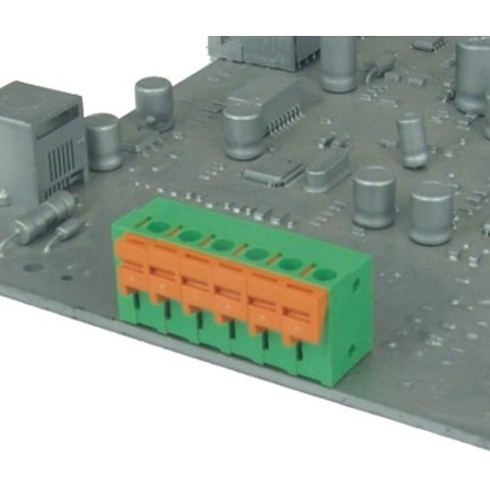 Amphenol Industrial HA0500500000G Series PCB Terminal Block, 5-Contact, 5mm Pitch, PCB Mount, 1-Row, Through Hole