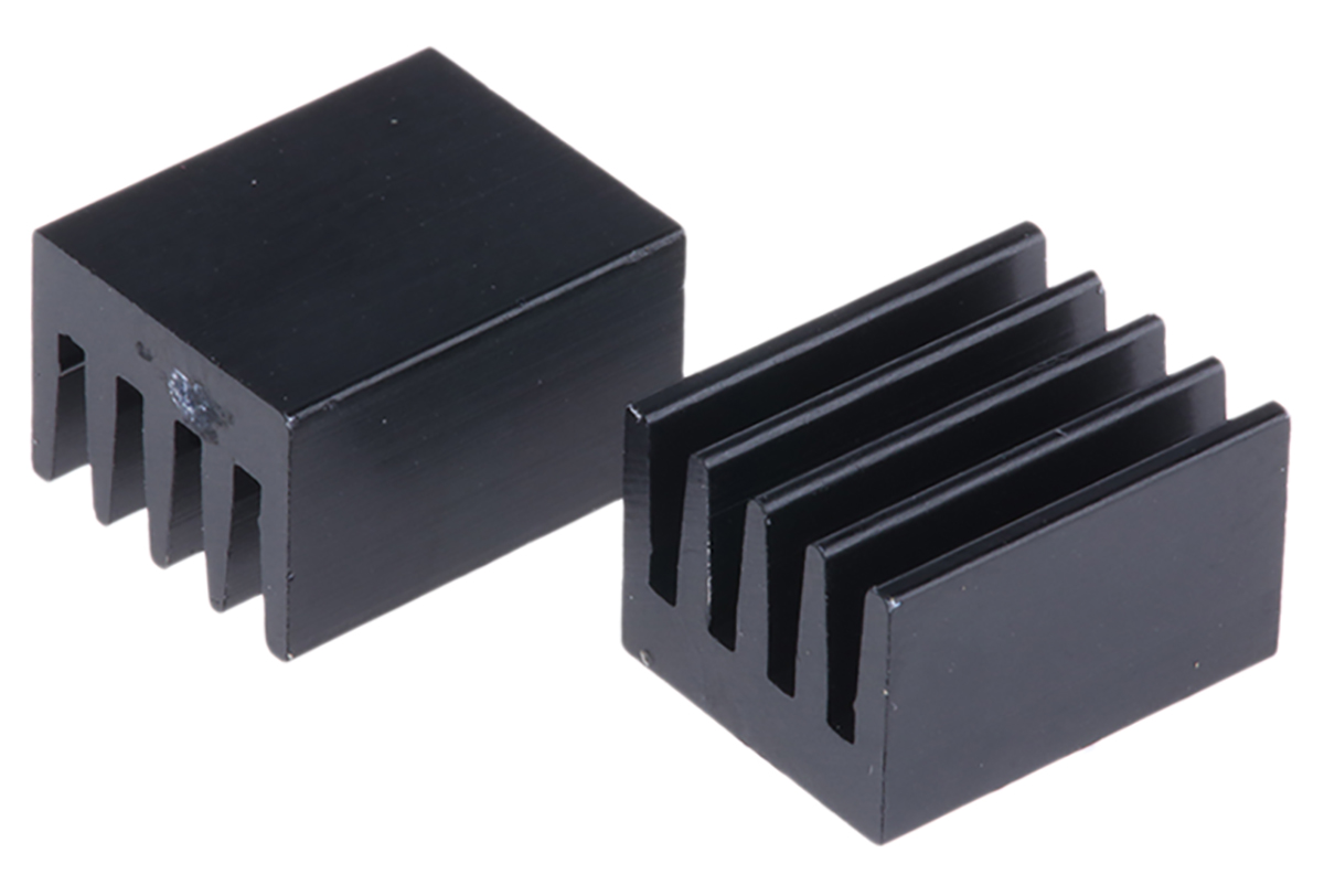 Fischer Elektronik Heatsink, Universal Rectangular Alu, 71K/W, 10 x 8 x 6mm