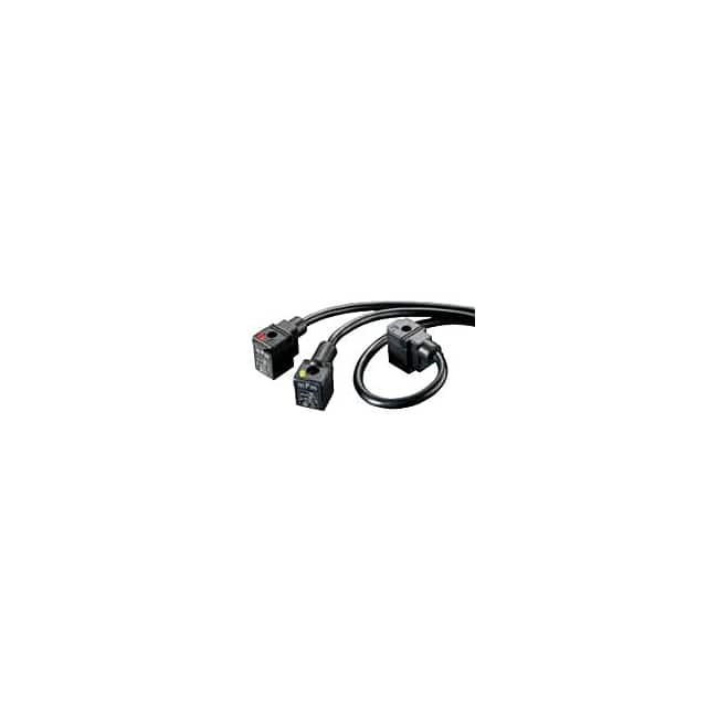 Brad from Molex Female 2 way Brad mPm to Male Pigtail Syringe Sensor Actuator Cable, 1 m