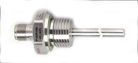 ifm electronic PT100 RTD Sensor, 6mm Dia, 236mm Long, 4 Wire, G1/2, +150°C Max