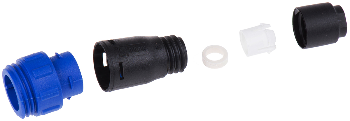 Bulgin Circular Connector, 8 Contacts, Cable, Miniature Connector, Plug, Male, IP68, Buccaneer 400 Series