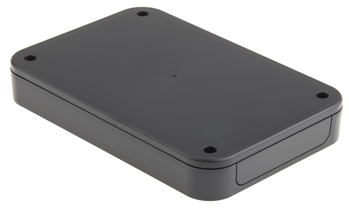 Takachi Electric Industrial PF Series Grey ABS Enclosure, IP40, Grey Lid, 150 x 100 x 22.5mm
