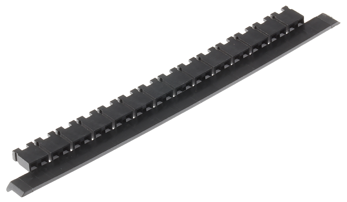 TE Connectivity, AMPMODU Mod IV Shunt Female Straight Black Open Top 2 Way 1 Row 2.54mm Pitch