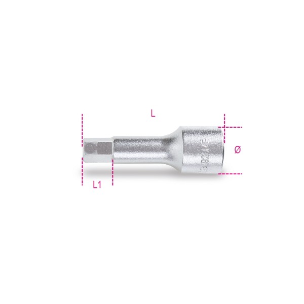 BETA Hexagon Screwdriver Bit, 12 mm Tip
