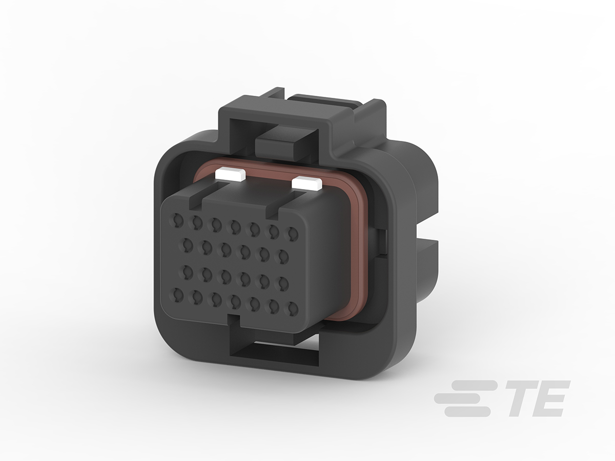 TE Connectivity Automotive Connector Plug Black 26 Way 2-1437285-2