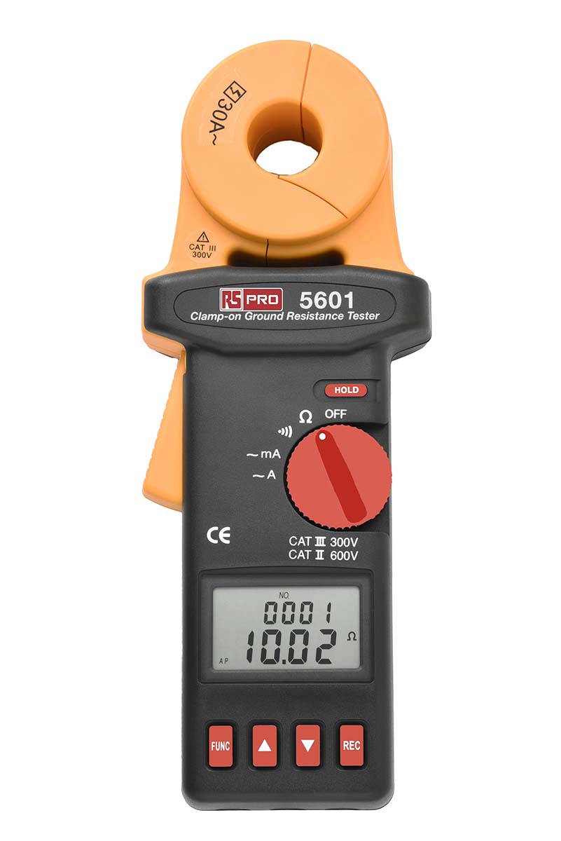 RS PRO Earth Tester, 1500Ω CAT II 600V, CAT III 300V