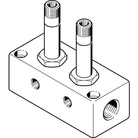 Festo 2x3/2, Closed, Monostable Solenoid Valve - Electrical G 1/8 BMCH-2-3-1/8 Series 24V