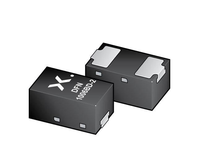 Nexperia, 22V Zener Diode 365 mW SMT DFN1006BD-2