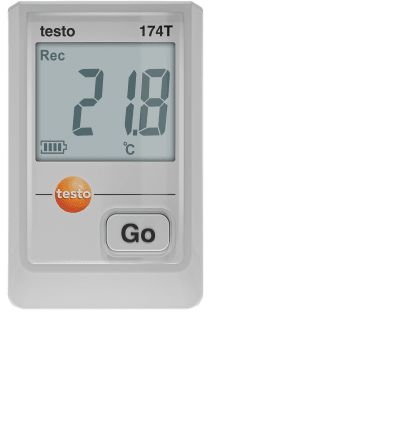 Testo TESTO 174 T MINI Temperature Data Logger Data Logger, USB 2.0, 1 Input Channel(s) - RS Calibration
