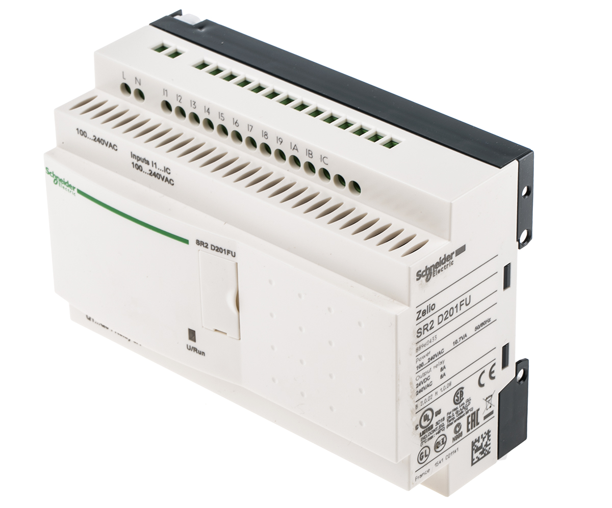 Schneider Electric Zelio Logic Series Logic Module, 100 → 240 V ac Supply, Relay Output, 12-Input, Discrete Input