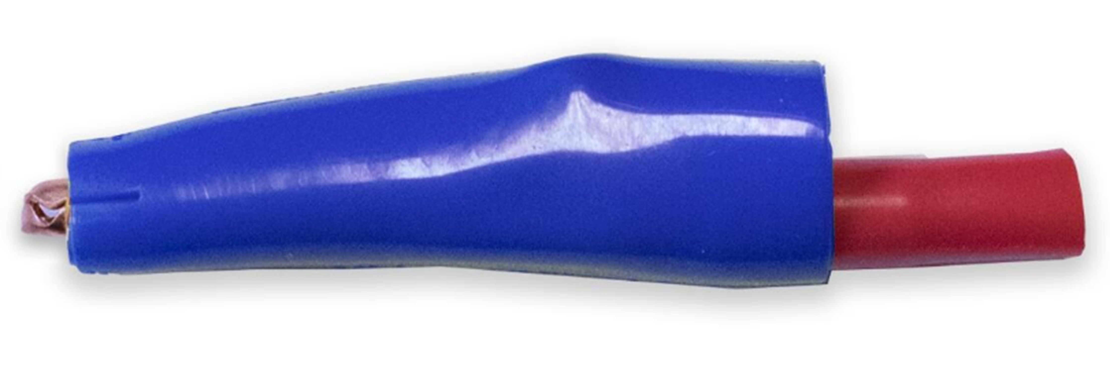 Mueller Electric Crocodile Clip 4 mm Connection, Copper Contact, 10A, Blue