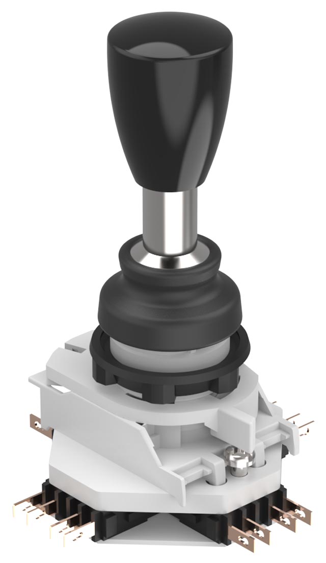 EAO 8 Contacts-Axis Joystick Switch Lever, Momentary, IP65 250V ac