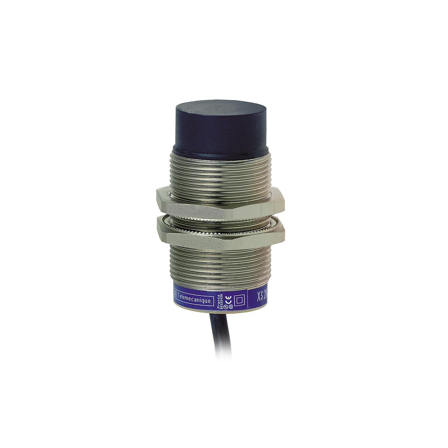 Telemecanique Sensors Inductive Threaded Barrel Proximity Sensor, M30, 22 mm Detection, 2-Wire NC, 20 → 264 V