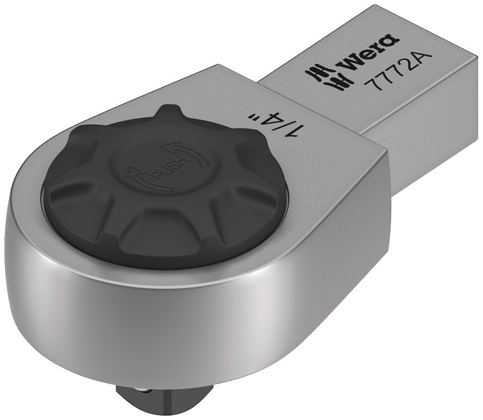 Wera 7772 Series Series Reversible Ratchet Ratchet insert reversible, 1/4 in, 9 x 12mm Insert