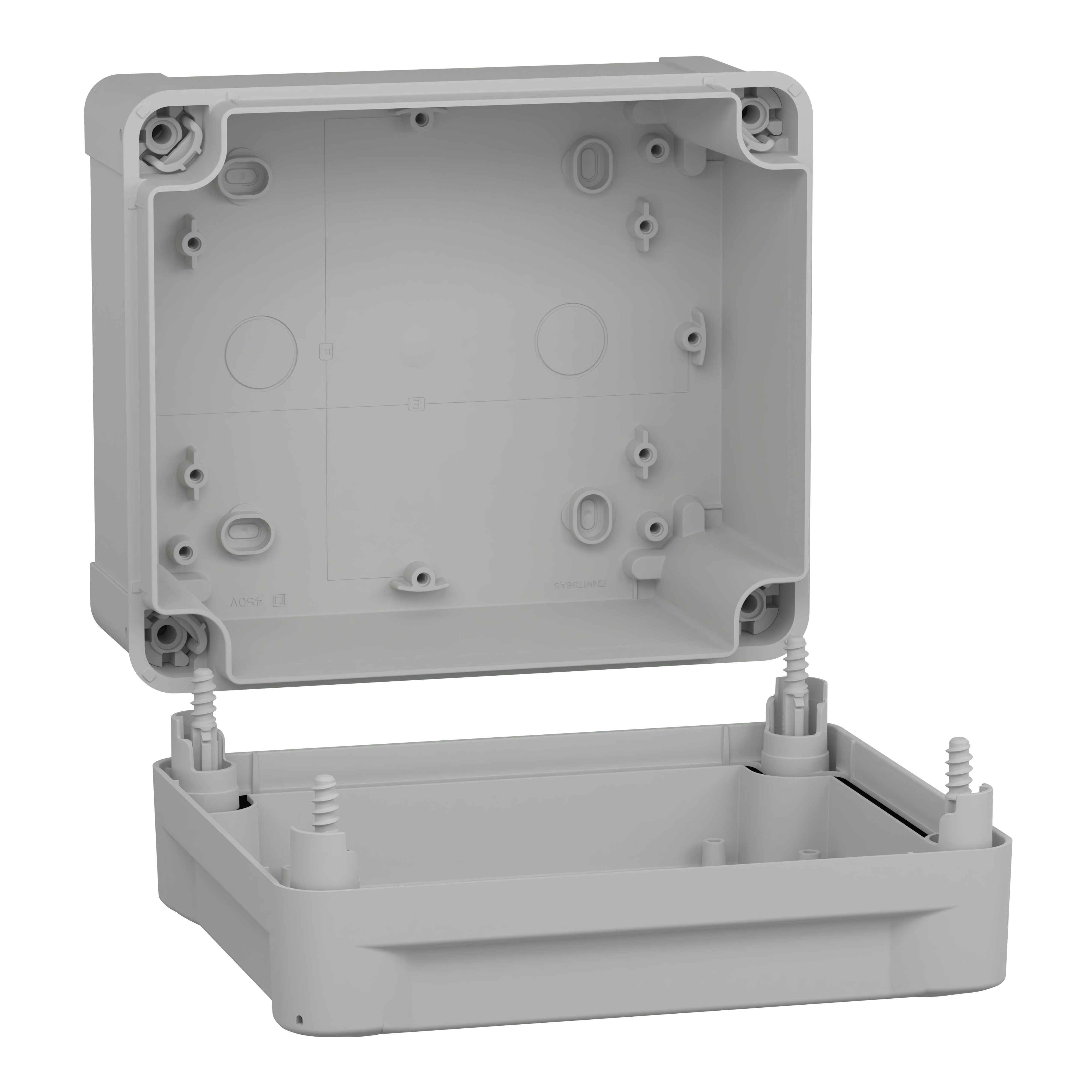 Schneider Electric PanelSeT Series Grey Polycarbonate General Purpose Enclosure, IP66, IK08, Grey Lid, 175 x 150 x 100