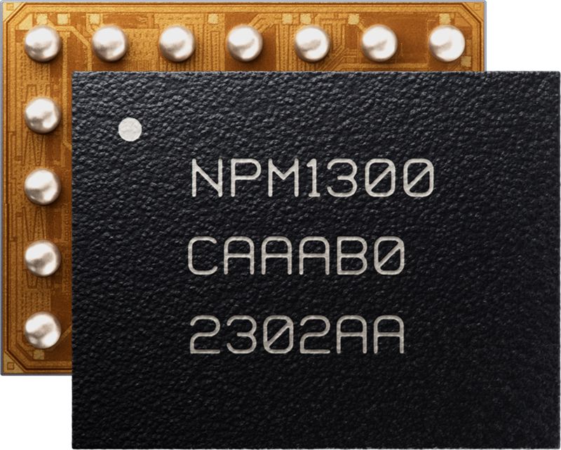 Nordic Semiconductor nPM1300-CAAA-R7, Li Ion Charger IC Lithium-ion, Lithium-Polymer, 5.5 V to 5.5 V Input 1/3.3 V