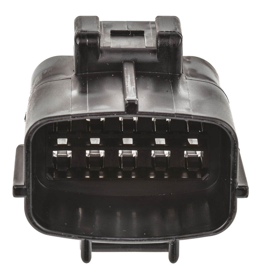 TE Connectivity, Econoseal J Mk II+ Automotive Connector Socket Black 10 Way 174657-2