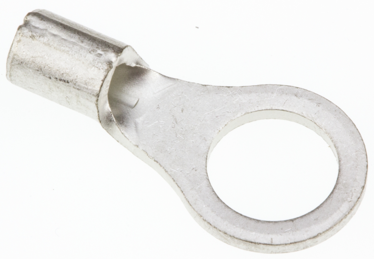 JST, R Uninsulated Ring Terminal, 5mm Stud Size, 0.25mm² to 1.65mm² Wire Size