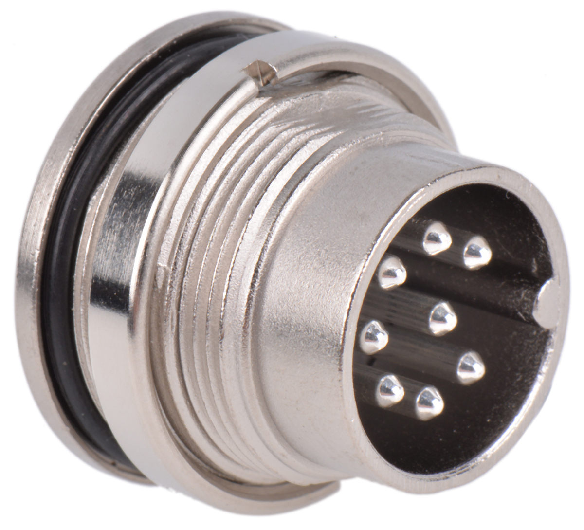 Amphenol Industrial, signalmate C091 8 Pole M16 Din Plug, 5.0A, 150.0 V IP67, Screw On, Panel Mount