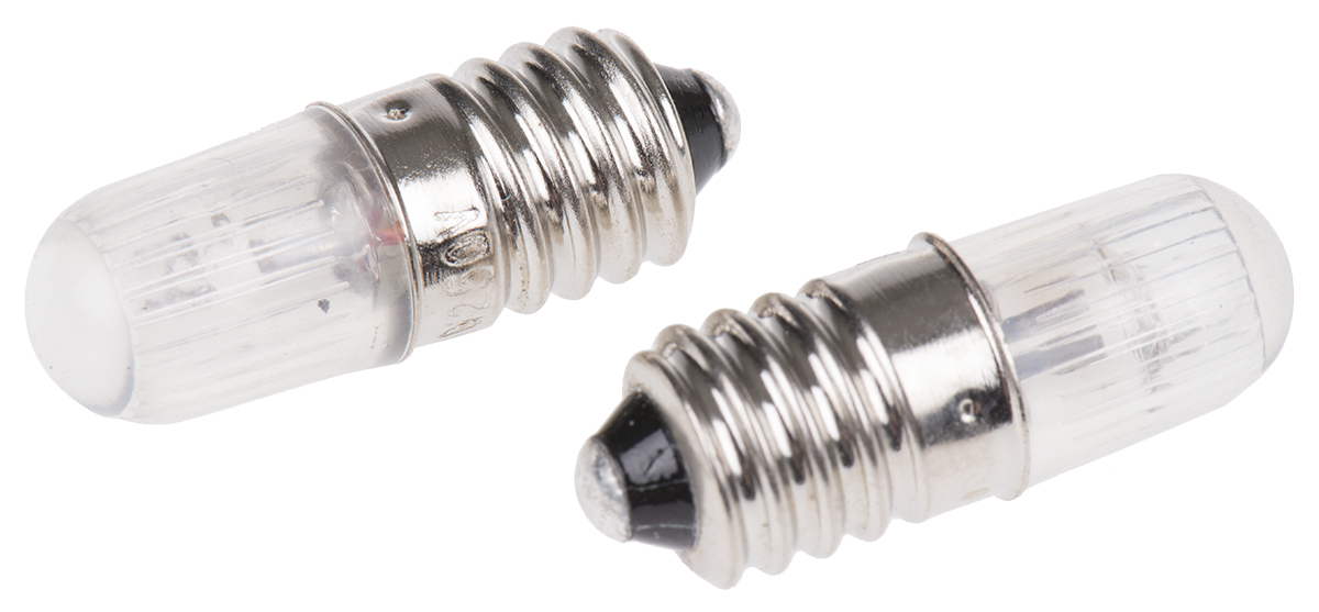 RS PRO Red LED Indicator Lamp, 220/250V, E10 Base