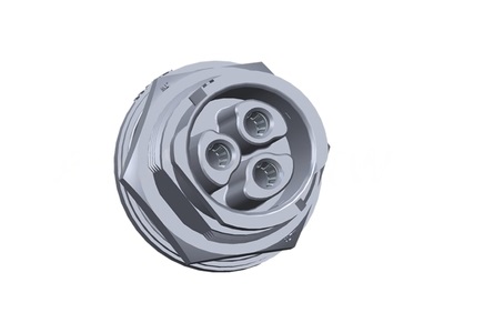 Amphenol Industrial Circular Connector, 3 Contacts, Push Pull, Plug, Male, IP68, X-LOK Series