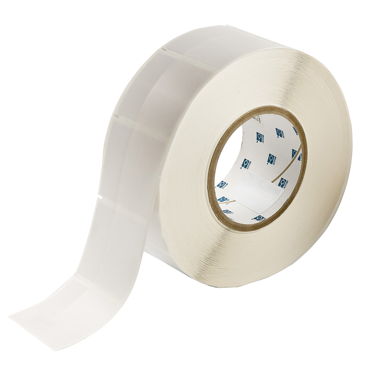 Brady B-427 on White, Transparent Cable Labels, 50.80 mm Width, 57.15mm Label Length