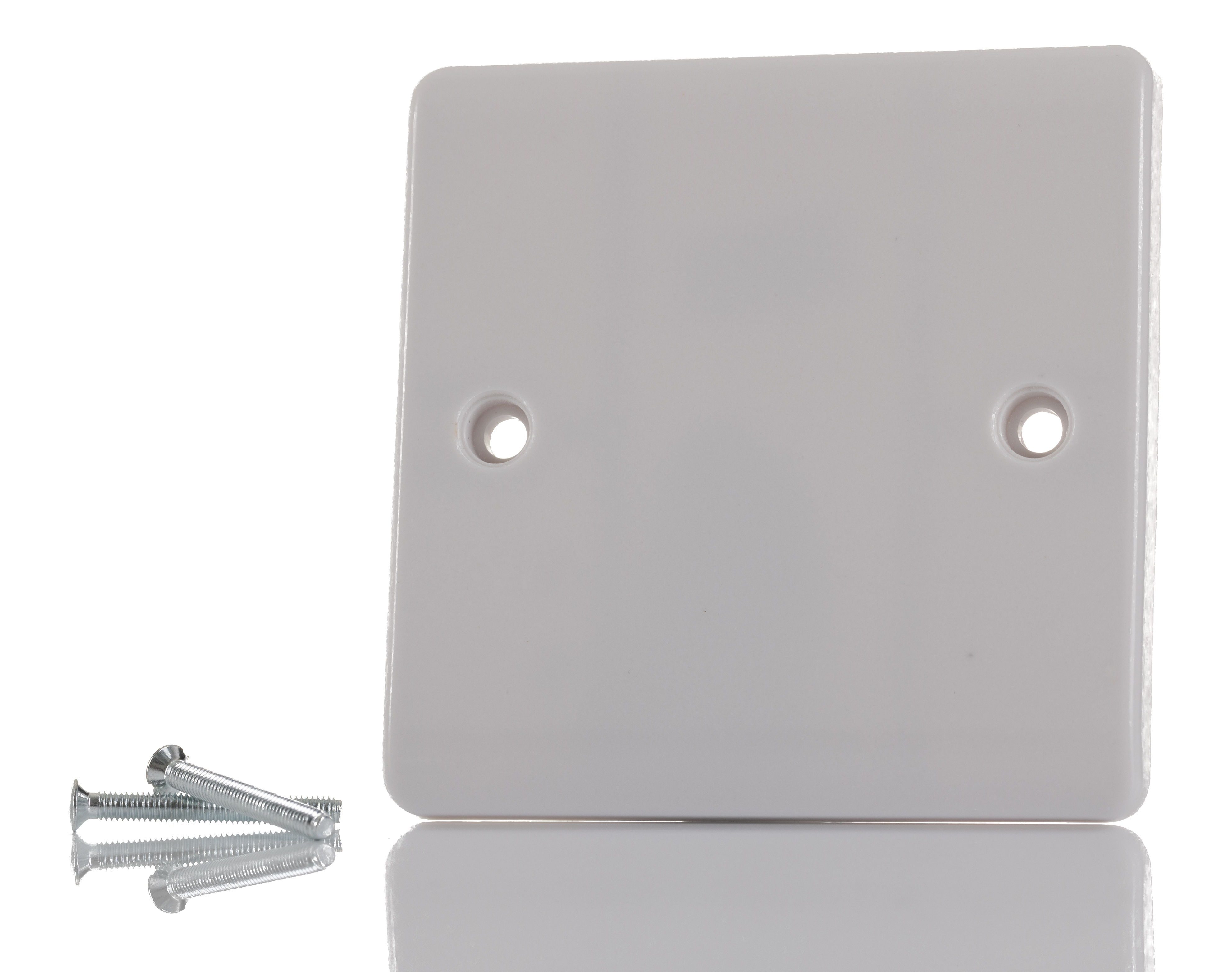 RS PRO White 1 Gang Blanking Plate