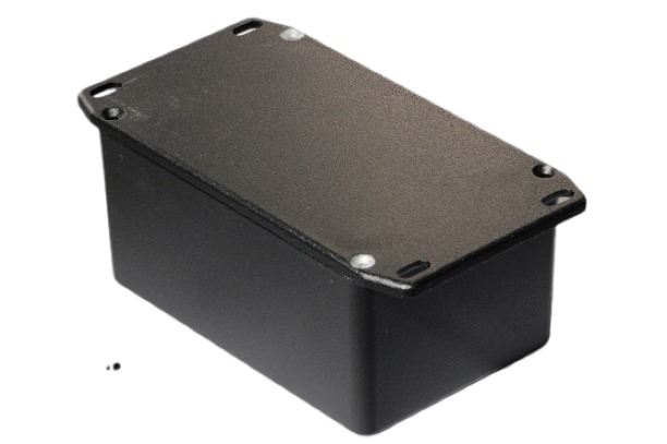 Hammond 1590 Series Die Cast Aluminium Enclosure, IP54, Flanged, 120 x 80 x 59mm