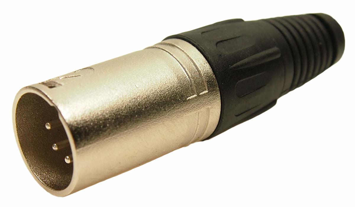 RS PRO Cable Mount XLR Connector, Male, 5 Way, Silver Plating