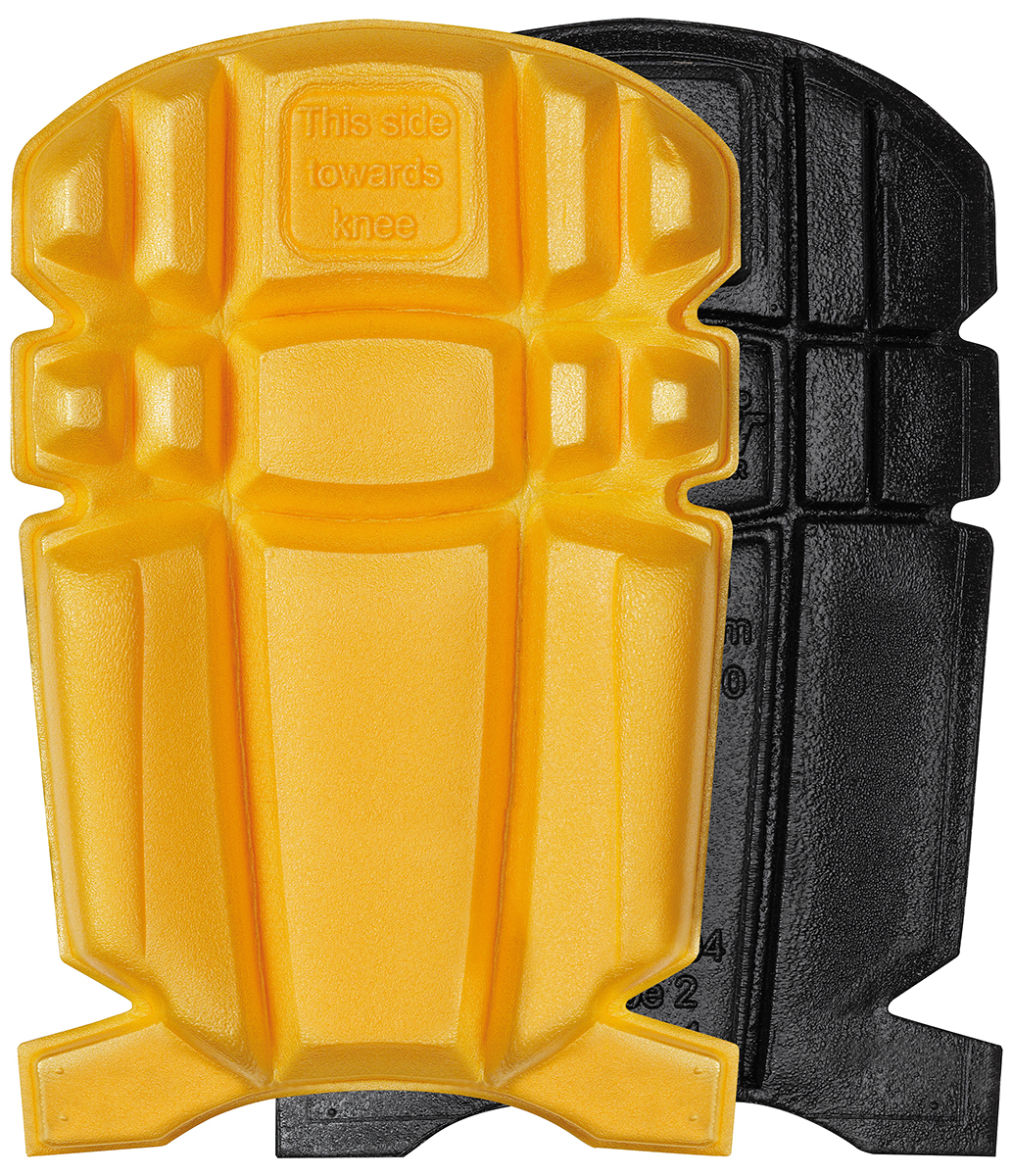 Snickers Yellow/Black Polyethylene (PE) Trouser Knee Pocket Knee Pad Resistant to Cut