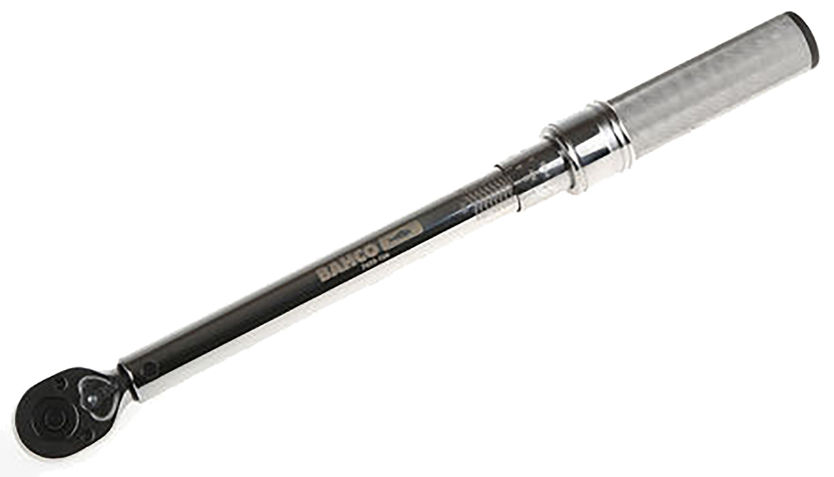 Bahco Click Torque Wrench, 20 → 100Nm, 3/8 in Drive, Square Drive - RS Calibrated