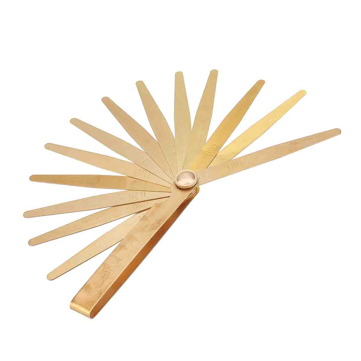 RS PRO Feeler Gauge 0.5 → 1mm, 13 Blades, With UKAS Calibration