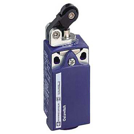 Telemecanique Sensors XCKP Series Roller Lever Plunger Limit Switch, NO/NC, IP66, IP67, Plastic Housing, 10A Max