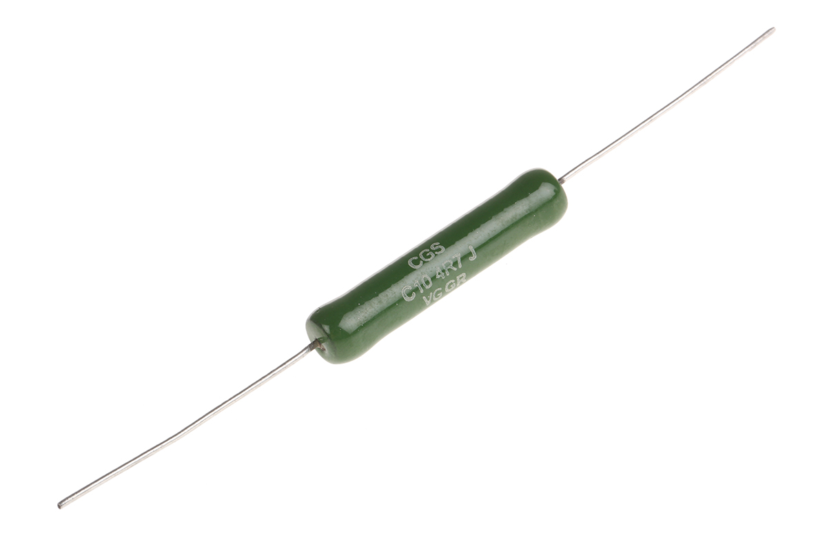 TE Connectivity 4.7Ω Wire Wound Resistor 10W ±5% C104R7JL