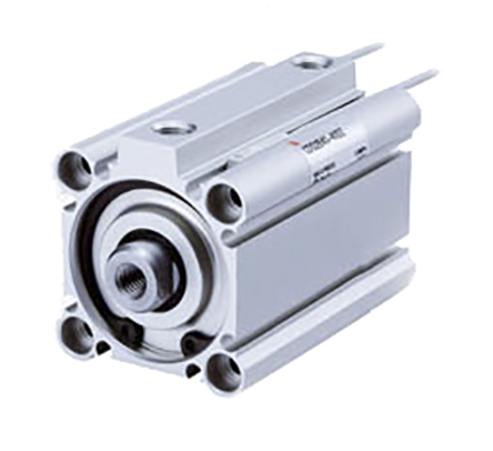 SMC Pneumatic Compact Cylinder - 50 mm Bore, 100 mm CDQ2 Series, Double Acting Acting
