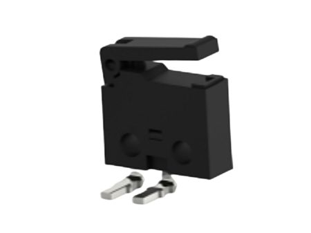 TE Connectivity Lever Snap Action Micro Switch, Left Angle PCB Terminal, 0.5A at 30VDC, SPST