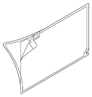 Mitsubishi Protective Sheet For Use With HMI GT21 Model