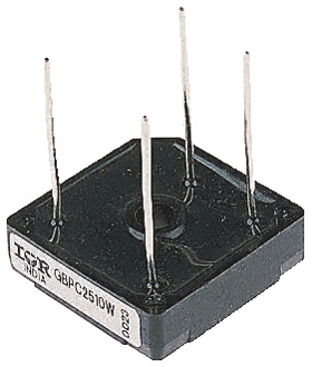 Vishay Bridge Rectifier, 25A, 600V, 4-Pin