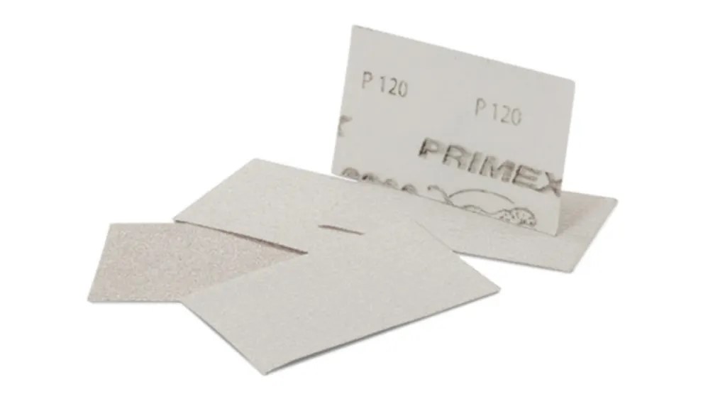 PREMINES LR590 P80, P120 Grit Abrasive Sheets, 123mm x 72mm