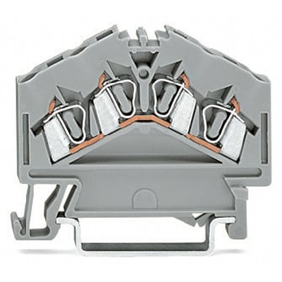 WAGO 280-646-1 280 Series Grey, 2.5mm², 4-Level, Cage Clamp Termination
