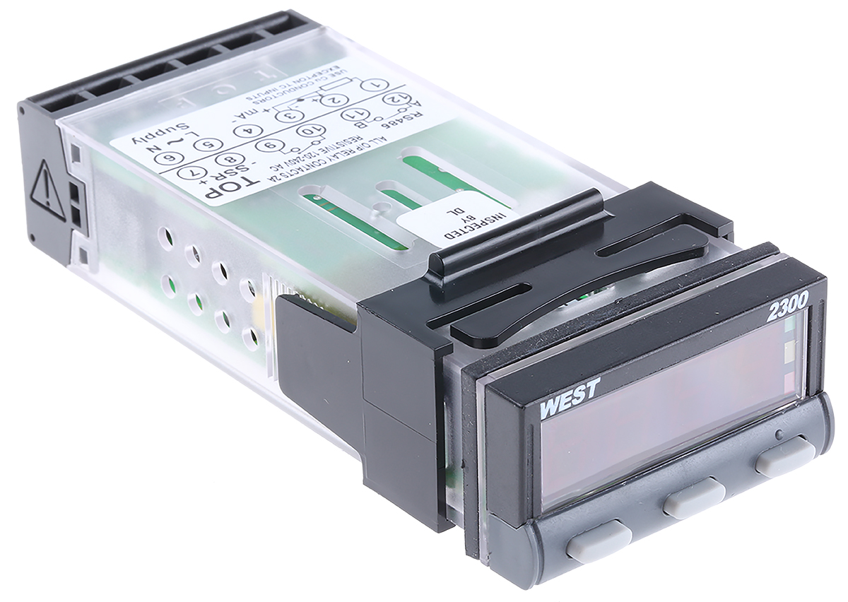 West Instruments N2300 Process Indicator, 49 x 25mm, 100 V ac, 240 V ac Supply Voltage