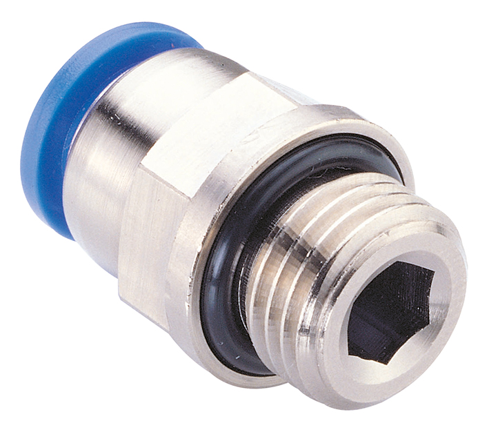 RS PRO PC Series Threaded-to-Tube, Push In 6 mm to M6, Threaded-to-Tube Connection Style