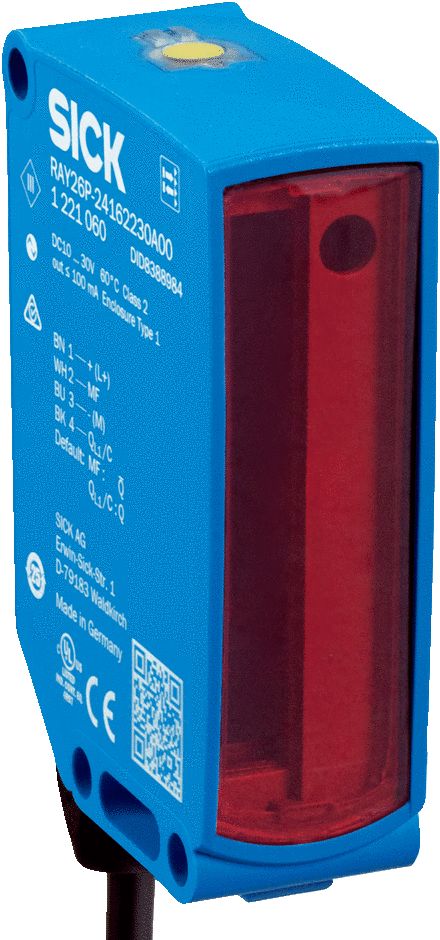 SICK Retroreflective Photoelectric Sensor, Rectangular Sensor, 1.5 m Detection Range IO-LINK