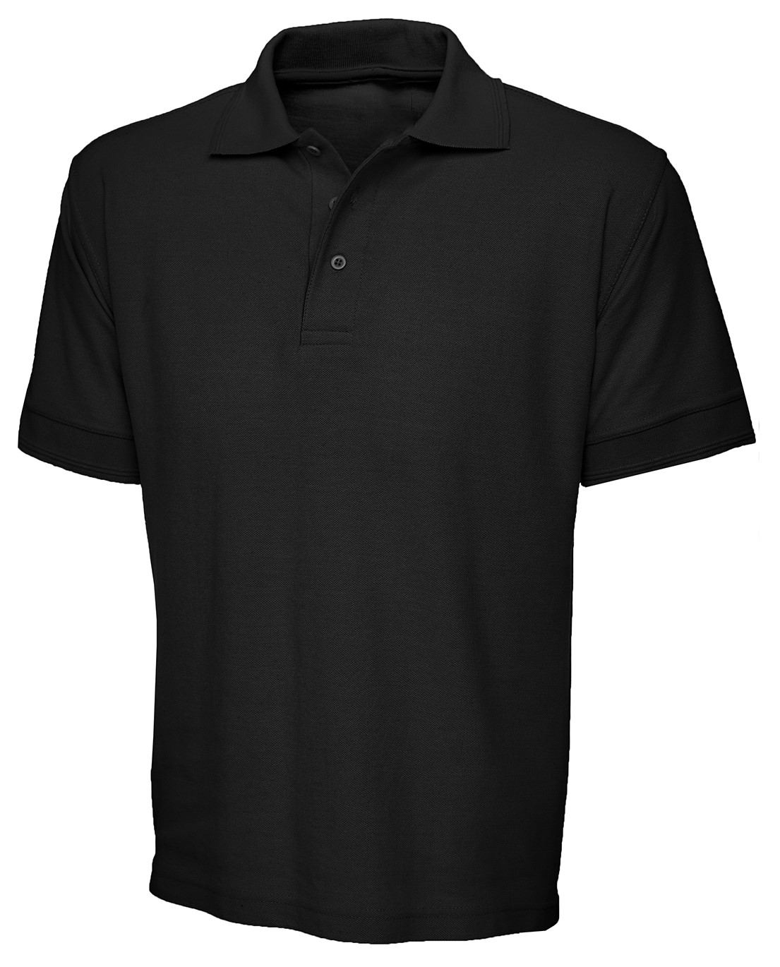 RS PRO Black 50% Cotton, 50% Polyester Polo Shirt, UK- 5X Large