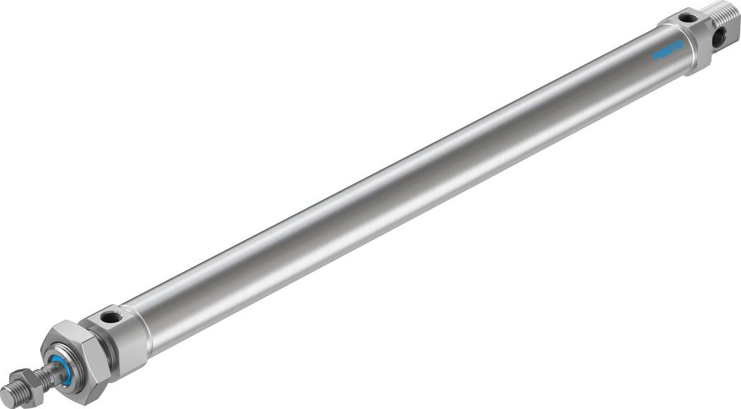 Festo 500 mm Pneumatic Piston Rod Cylinder - 559294 DSNU Series, Double Acting Acting