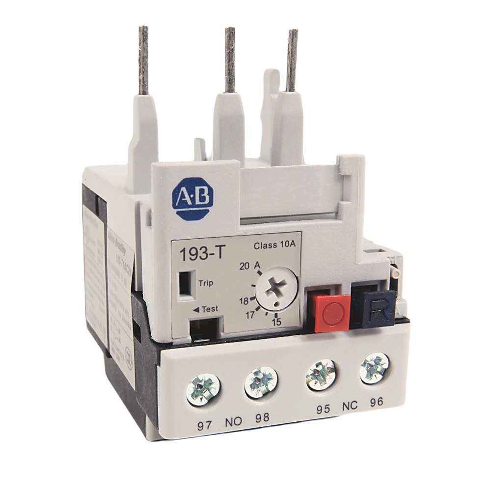 Allen Bradley 193-T1 Overload Relay, 15 → 20 A F.L.C, 2 mA Contact Rating, 12 W, 15 V, 193-T1AA