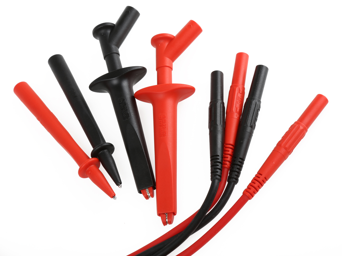 Staubli Test Lead Kit With Jaw Grip x 2, Probe x 2, Test Lead x 2