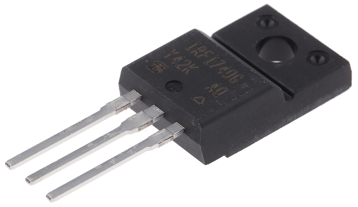 Vishay IRFI Type N-Channel MOSFET, 5.4 A, 400 V Enhancement, 3-Pin TO-220