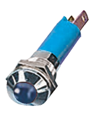 CML Innovative Technologies Blue Panel Mount Indicator, 12V, 8mm Mounting Hole Size
