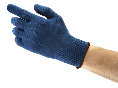 Ansell VersaTouch 78-203 Blue Acrylic Work Gloves, Size 9, Polyvinyl Chloride Coating
